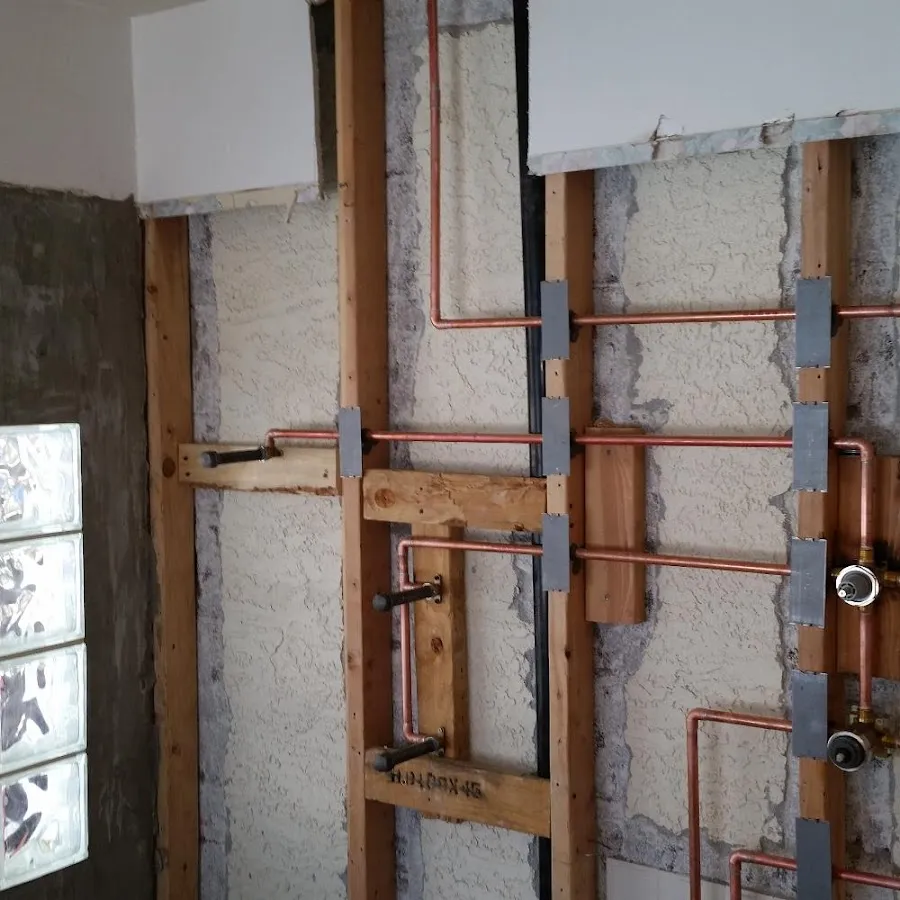 Copper pipe installation for Repiping in Egelston